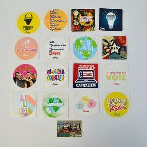 TPUSA Charlie Kirk Stickers Lot of 17 NEW No Duplicates